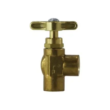 Midland Industries 46798 - Regulating Needle Valve, 1/8 x 1/8" Nominal, FIP x FIP, Brass Body