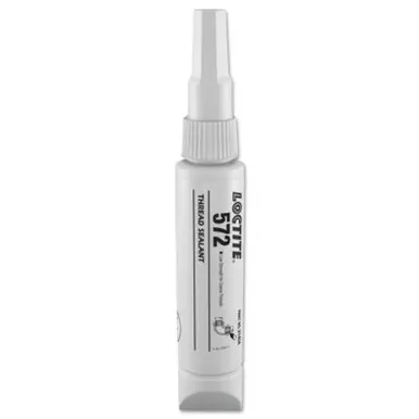 LOCTITE 231115 572 Thread Sealant, Low Strength, 50ml Tube, White
