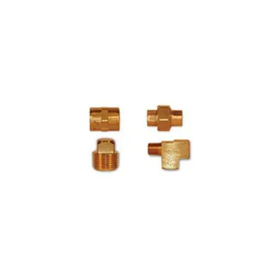 Midland Industries 23325X2X1 - Reducing Hex Nipple, 1/8" NPTF x 1/16" NPTF, Brass