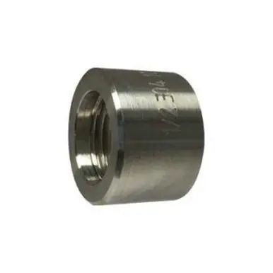 Midland Industries 62770B1 - Barstock Half Coupling, 1/8" FPT x 1/8" Butt Weld, Stainless Steel