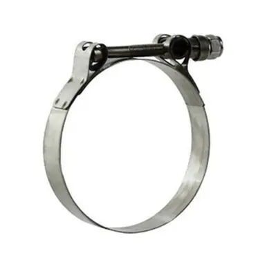 Midland Industries 840400 - T-Bolt Hose Clamp, 4-1/16" Nominal, 3-25/32" Min. Clamp Dia., Stainless