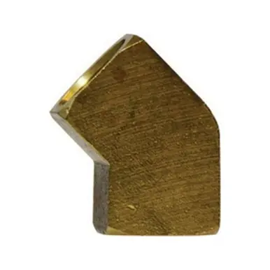 Midland Industries 28018 - 45° Elbow, 1/8" NPT(F)F x 1/8" NPT(F)F, Brass