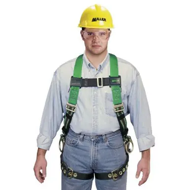 Honeywell P950-58/UGN DuraFlex Python Harnesses, Back & Side D-Ring, Universal, Green