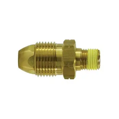 Midland Industries 34080 - Hard Nose Tailpiece Assembly, 1/4" Nominal, NPT x POL
