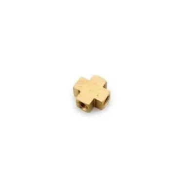 Midland Industries 706102-04 - Pipe Cross, 1/4" FIP x 1/4" FIP x 1/4" FIP x 1/4" FIP, Brass