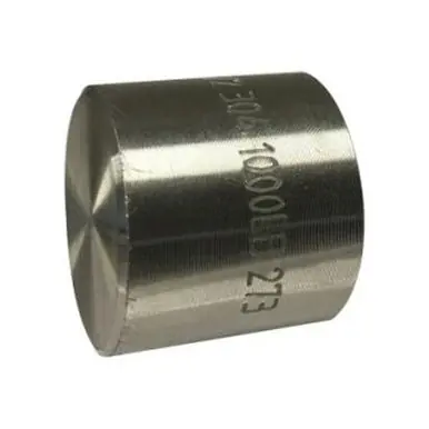 Midland Industries 62478B1 - Barstock Cap, 2" FPT, Stainless Steel, 1000 lb