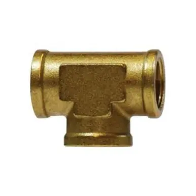 Midland Industries 28034 - Union Tee, 3/8" NPT(F) x 3/8" NPT(F) x 3/8" NPT(F), Brass