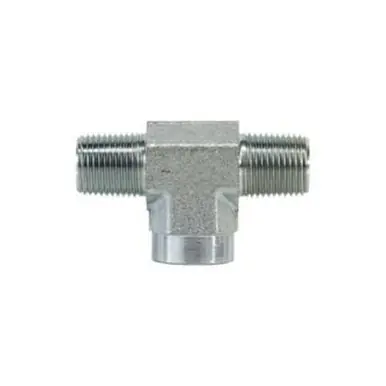 Midland Industries 560122 - Pipe Tee, 1/8" MPT x 1/8" FPT x 1/8" MPT, Steel