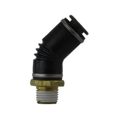 Midland Industries 540802C - 45° Elbow, 1/8" MPT x 1/2" Tube OD, Composite