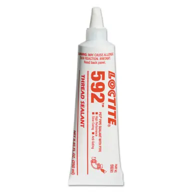 LOCTITE 88568 592 PST Thread Sealant, Slow Cure, 250ml Tube, Opaque White