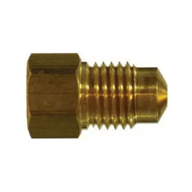 Midland Industries 12337 - Adapter, 3/16" Female Inverted Flared x 3/16" Male Bubble Flared, Brass