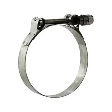 Midland Industries 840325 - T-Bolt Hose Clamp, 3-5/16" Nominal, 3-1/32" Min. Clamp Dia., Stainless