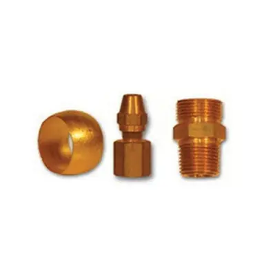 Midland Industries NT272X8X4VS - Branch Tee w/ RTS, 1/2" Tube OD x 1/4" Tube OD x 1/4" NPT(M)F,