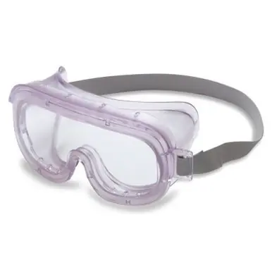 Honeywell S350 Classic Goggles, Clear Frame, Clear Lens, Uvextreme Antifog, Hood Indirect Vent