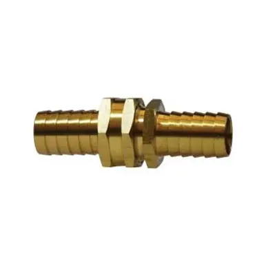 Midland Industries 707042-12 - Coupling Set, 3/4" Hose Barbed x 3/4" Hose Barbed, Brass