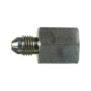 Midland Industries 240546 - Straight Connector, 3/8" 37° JIC Male Flared x 1/4" NPT(F), Steel