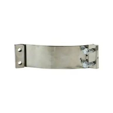 Midland Industries 848250 - Easy form Clamp, 2-1/2" Nominal, Stainless Steel, 76mm W, 1/2mm Thick