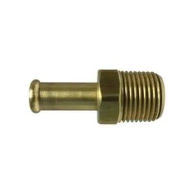 Midland Industries 32178 - Adapter, 1/2" Bubble Barbed x 3/8" MIP, Brass
