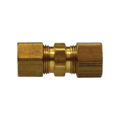 Midland Industries 18066L - Light Pattern Union, 3/8" Compression x 3/8" Compression, Brass