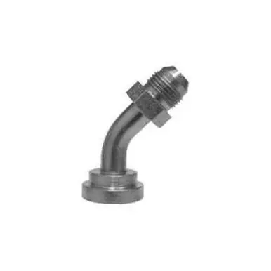Midland Industries 18031216 - 45° Adapter Elbow, 3/4" MJIC x 1" Code 62 Flanged, Steel