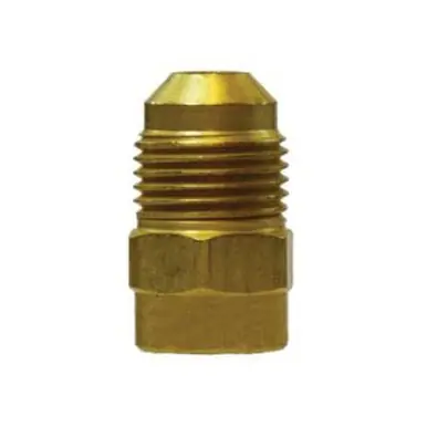 Midland Industries 10468 - Reducing Adapter, 1/2" SAE 45° Male Flared x 5/8" SAE 45° Female Flared,