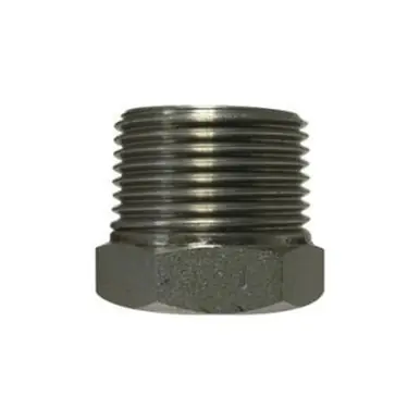 Midland Industries 63526B1 - Barstock Hex Bushing, 2" MPT x 1/4" FPT, Stainless Steel, 1000/3000 lb