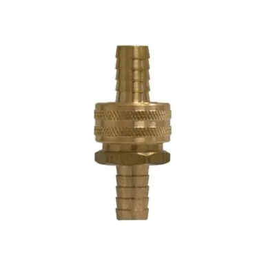 Midland Industries 30461 - Coupling Set w/ Knurled Nut, 1/2" Garden Hose Barbed x 1/2" Garden Hose