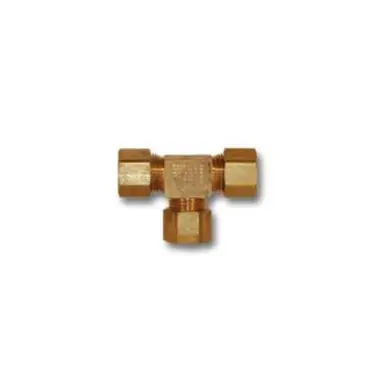 Midland Industries 264X3 - Barstock Tee, 3/16" Compression x 3/16" Compression x 3/16" Compression,