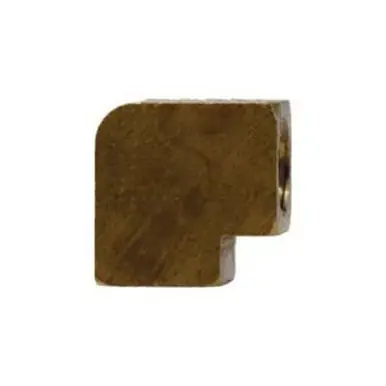 Midland Industries 12111 - 90° Elbow, 5/16" Female Inverted Flared x 1/8" NPT(F)F, Brass