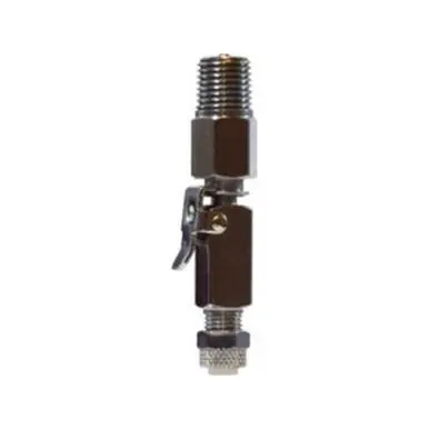 Midland Industries 20437 - Double End Shut-off Connector, 1/4" Tube OD x 1/4" MPT, Brass
