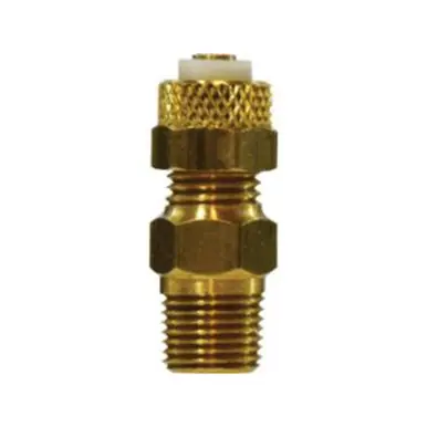 Midland Industries 20344 -Poly-Flo Quick Disconnect Straight Connector, 1/4" Tube OD x 1/8" MIP,