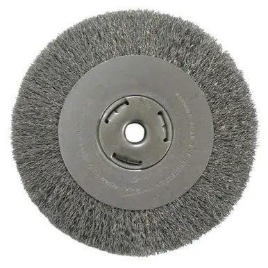 WEILER 36005 VortecPro Crimped Wire Wheel 8" D .014 Carbon Steel 6000RPM
