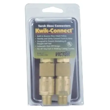 Victor 0656-0000 Kwik-Connect Torch Plain Pak, 9/16"-18 R&L