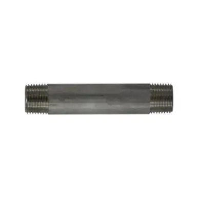 Midland Industries 49071 - Welded Pipe Nipple, 1/2" MPT x 1/2" MPT, 7" L, Stainless Steel, SCH 40