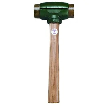 Garland Mfg 31005 Rawhide Split Head Hammer, 6.5 lb, 2-3/4" Face, 14" Handle