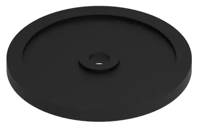 Xtirpa by Safewaze P2525-017 - Cast Iron Plate 50lb 14-1/2" dia. x 1-5/16" (centre hole 1")
