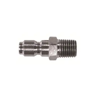 Midland Industries 86040SS - Quick Disconnect Straight Through Plug, 1/4", MPT
