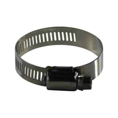 Midland Industries 620056SS -620 Series Wide Band Worm Drive Clamp, 3-1/16" Min. Clamp Dia., 316