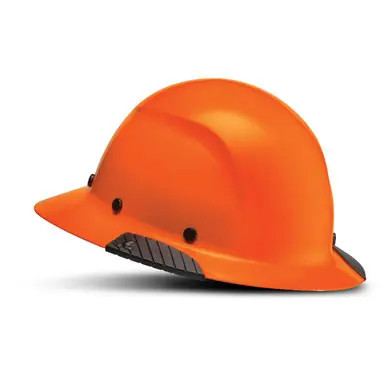 LIFT HDF-18OG - DAX Fiber Resin Full Brim Hard Hat (Orange)
