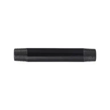 Midland Industries 57044 - Welded Pipe Nipple, 3/8" MPT x 3/8" MPT, 3" L, Steel, Black, SCH 40