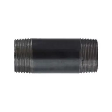 Midland Industries 57148 - Welded Pipe Nipple, 1-1/2" MPT x 1-1/2" MPT, 5-1/2" L, Steel, Black, SCH
