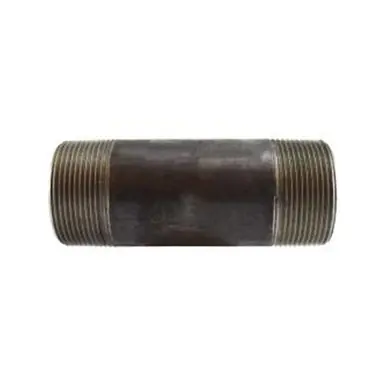 Midland Industries 59188SMLS - Seamless Pipe Nipple, 2-1/2" MPT x 2-1/2" MPT, 7" L, Steel, Black,