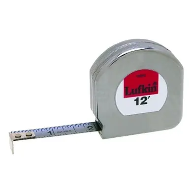 Crescent Lufkin C9212 Mezurall 12 ft Pocket Tape Measure, 1/2" Wide