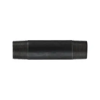 Midland Industries 57115 - Welded Pipe Nipple, 1" MPT x 1" MPT, 12" L, Steel, Black, SCH 40 Schedule