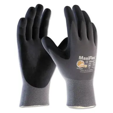 PIP 34-874/XXL MaxiFlex Ultimate Nitrile Micro-Foam Grip Glove, Black/Gray, 2XL