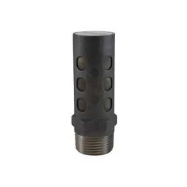Midland Industries 940826 - High Flow Muffler, 3/4" Nominal, MPT, Aluminum