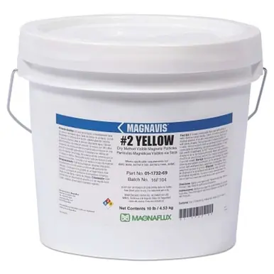 Magnaflux 01-1732-87 Magnetic Powder, 45 lb, Yellow