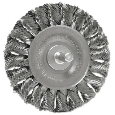 Weiler 17684 Wire Wheel, 3-1/4" x 3/8", SS