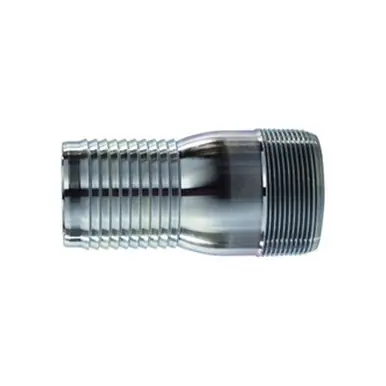 Midland Industries 973871 - Combination Nipple, 3/4" Hose Barbed x 3/4" MIP, 3-1/8" L, Steel,