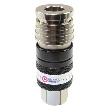 Coilhose Pnuematics 120USE - 2-in-1 Safety Exhaust Coupler 1/2" Body, 1/2" FPT